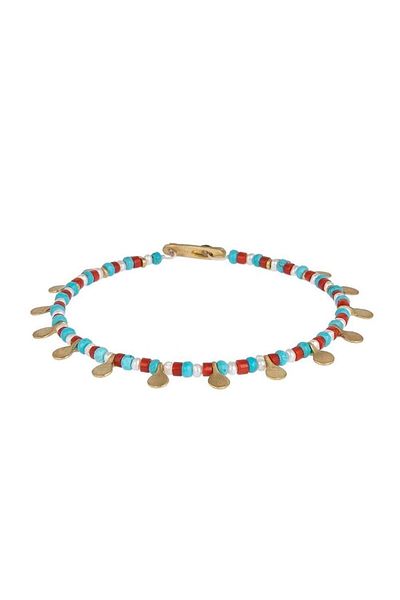 Juju Bronze Beaded Scale Anklet