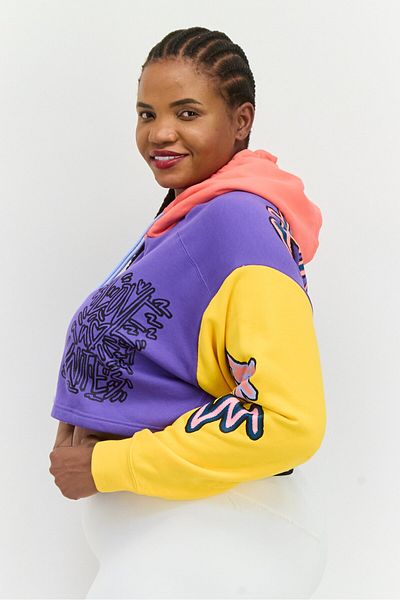 adidas Women Plus Size Outdoor Hoodie, Multicolor
