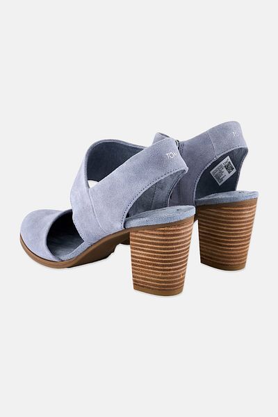 Toms Women Majorca Closed Toe Zipper Closure Sandal, Grey