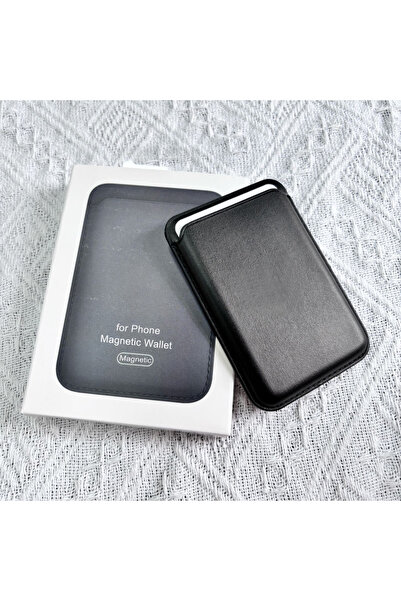 Choice محفظة ماج سيف الجلدية السوداء لهواتف أبل آيفون 16 12 13 14 15 17 برو م...