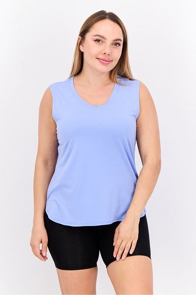 Head Women Slim Fit Sleeveless Outdoor Tank Top, Blue