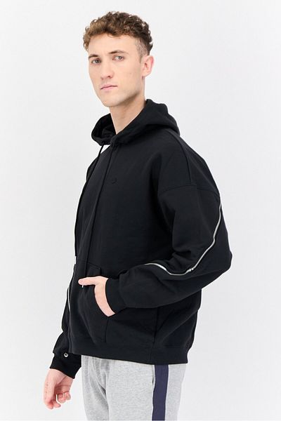 adidas Men Sportswear Fit Long Sleeves Training Sweatshirt, Black