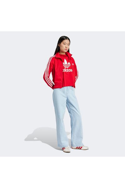 adidas Pantaloni albaștri pentru femei Premium Essentials Denim