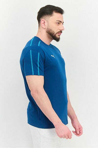 Puma x Mercedes AMG Men Sportswear Fit Short Sleeves Training T-Shirt, Teal Green