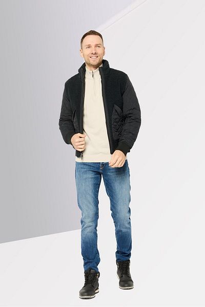 Michael Kors Men Quilted Soft Shell Jacket, Black