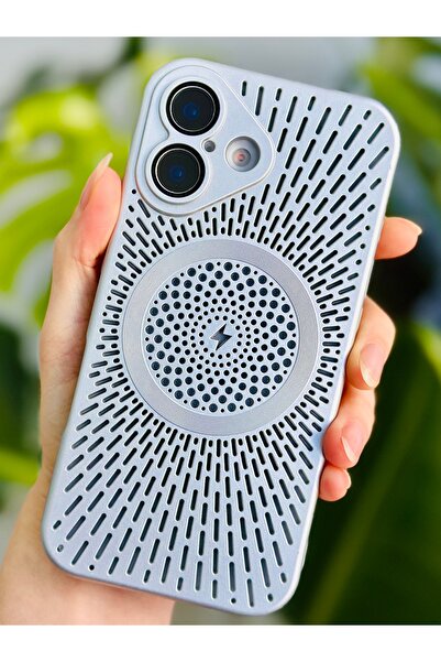 Go Aksesuar Iphone 16 Uyumlu Lensli Magsafe Özellikli Renkli Kılıf