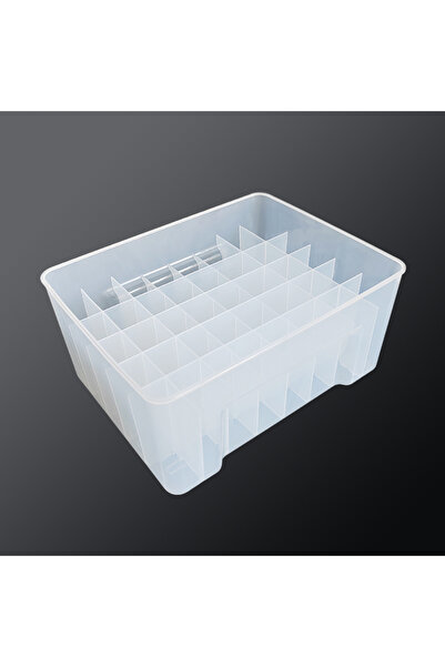 NEPTUNE SPEAR صندوق أدوات صيد أبيض بلاستيكي بـ 40 خانة، منظم تخزين لأدوات صيد...