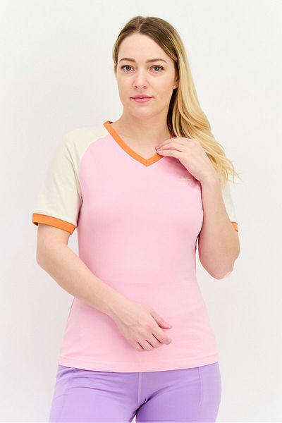 adidas Women Sportswear Fit Short Sleeves Training T-shirt, Pink