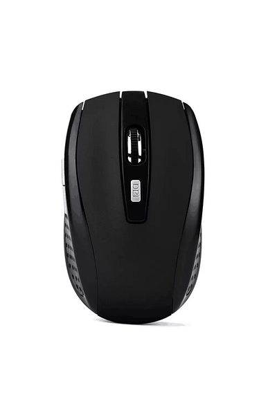 Choice ماوس لاسلكي بصري USB أحمر 2.4 جيجاهرتز 6D أسود اللون لأجهزة الكمبيوتر المحمولة والألعاب بتصميم مريح