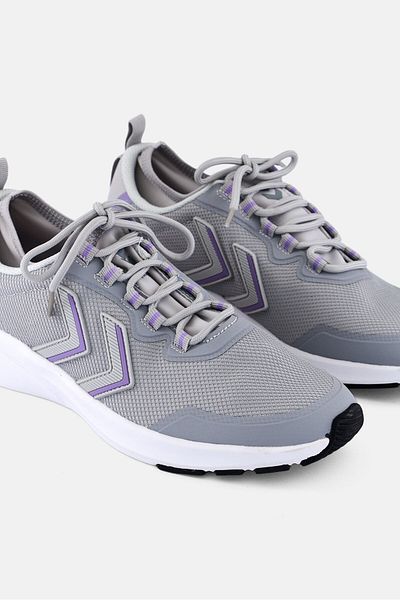 hummel Men Flow Fit Lace Up Running Shoes, Grey