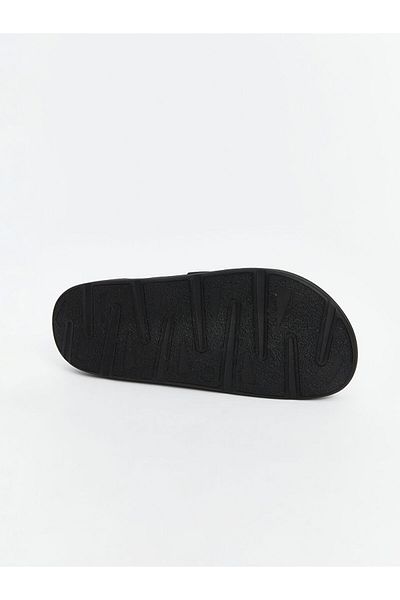 LC Waikiki New Season Suede Look Velcro Men's Slippers - S5Ct20Z8