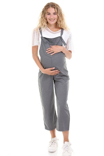 Luvmabelly Myra6106 - Smoked Maternity Salopet