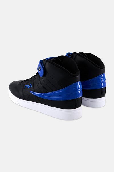 Fila Men Vulc 13 Patent Flag Lace Up Outdoor Shoes, Black