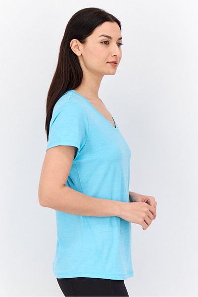 Head Women Sportswear Fit Short Sleeves Training Top, Turquoise