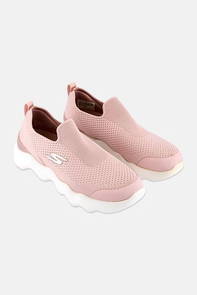 SKECHERS Women Slip On Walking Shoes, Light Pink