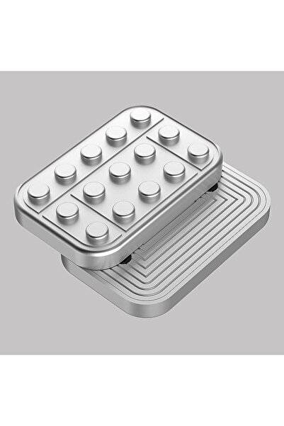 Choice1 منزلق فيدجيت معدني فضي EDC منزلق مغناطيسي من الطوب مع دفع منزلق لمس م...