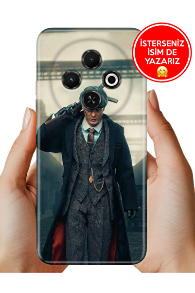TECNO Spark 30C Kılıf Desenli Baskılı Kamera Korumalı Silikon TommyShelby