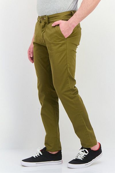 Gant Men Slim Fit Solid Chino Pants, Olive