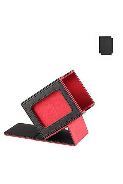 Choice Burgundy 100+Cardpack Box Cardpack Box Storage Card Toy Advanced Game Card Clip Sports Card Storage