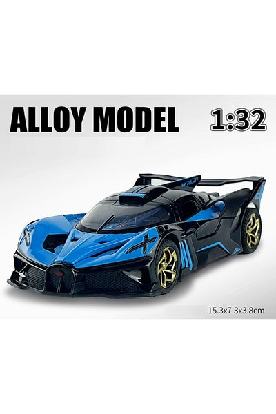 Choice BLUE-NO BOX 1: 32 Bolide Alloy Car Model Diecasts Toy With Sound and Light Vehicles Decoration Toys
