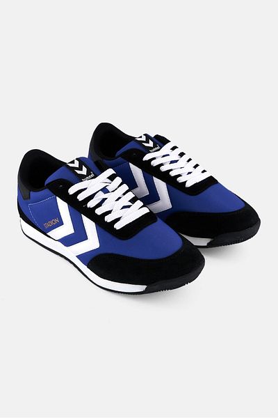 hummel Men Stadion Lace Up Outdoor Shoes, Indigo Blue