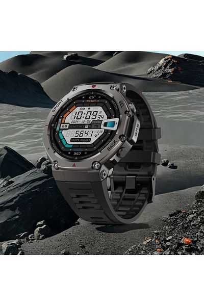 Choice black VWAR T-Rex 3 GPS Smart Watch 5 ATM Waterproof Built-in Dual-band GNSS Compass Military Sport S
