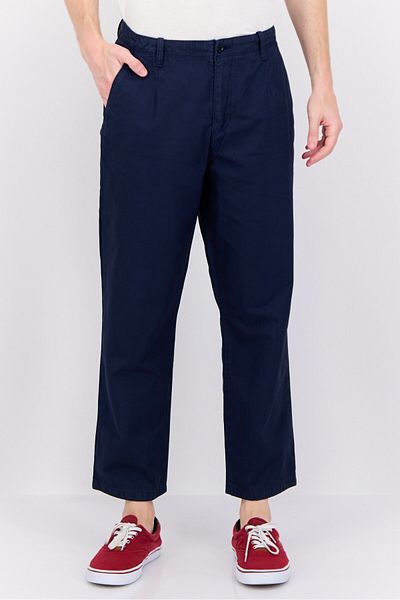 Gant Men Regular Fit Plain Chino Pants, Navy