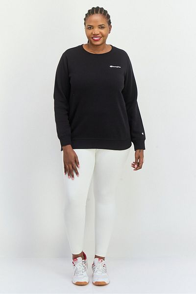 Champion Women Plus Size Long Sleeves Outdoor Sweatshirt, Black