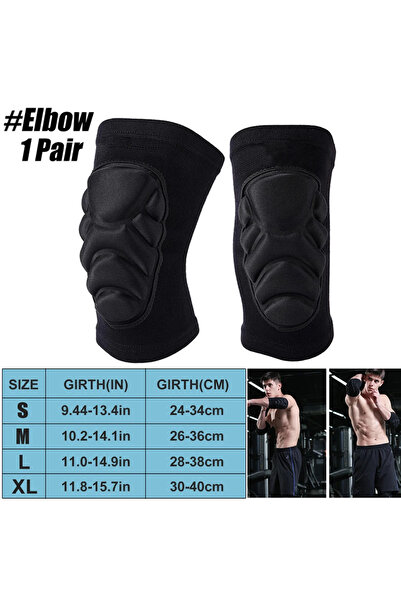 Choice زوج واحد من وسادات الركبة والكوع لدعم الركبة والركبة والتزلج على الجلي...