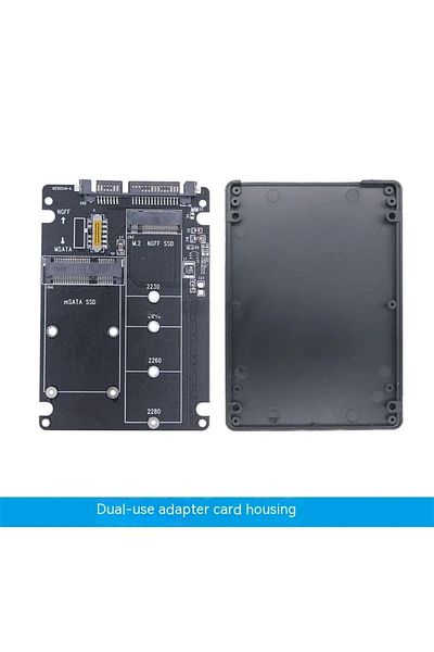 Choice صندوق محرك أقراص صلبة خارجي SATA 3 SSD M.2 SSD إلى SATA 60 جيجابايت في الثانية من نوع Card and Case ngff msata إلى تسلسلي