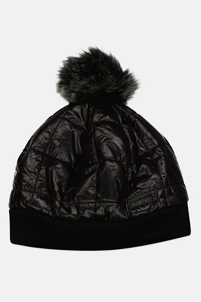 Body Glove Women Quilted Beanie Cap, Black