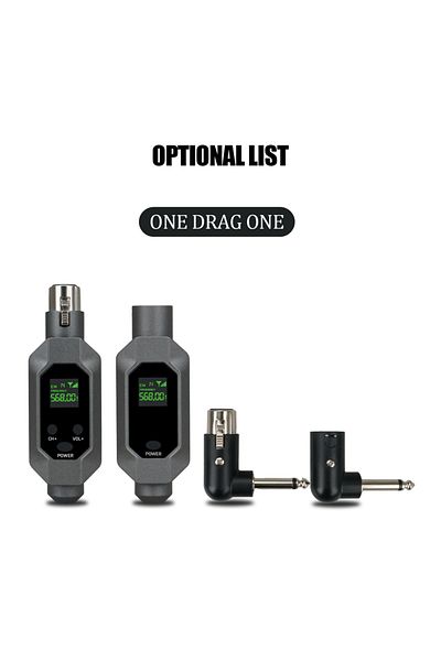 Choice g1 Wireless Microphone System XLR Mic Converter Adapter UHF Automatic Transmitter Setup For Condense