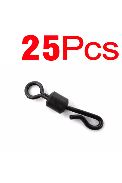 Choice 25 قطعة MNFT 25/50/100 قطعة 4# موصل صيد دوار محمل على شكل حرف Q سريع ا...