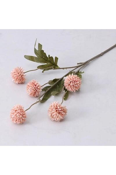 Choice 03 1Pcs Of Orange Artificial Flowers With Stems Mini Chrysanthemums Home Room Decoration DIY Dining