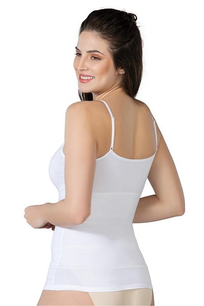 Emay White Mi 1401 Modal Cotton Women's Undershirt Corset