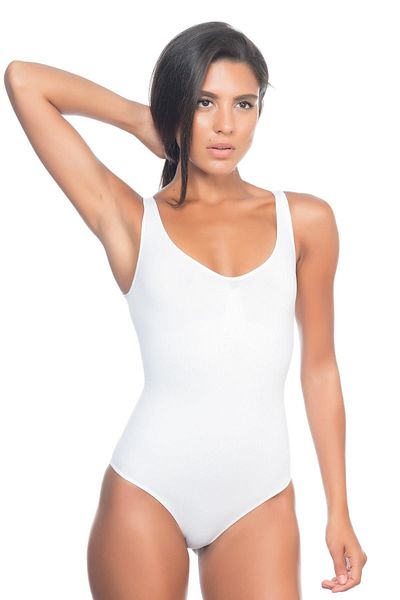 Emay Is It White 2018 Thick Strap Body Corset
