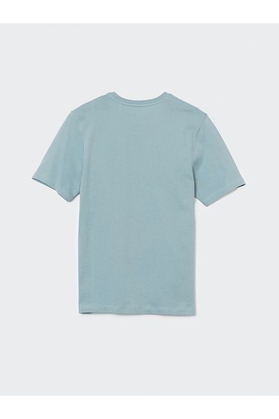 LC Waikiki Ανδρικό μπλουζάκι LCW Crew Neck με εμπριμέ χτενισμένο βαμβάκι