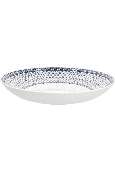 TRAMONTINA Since 1911, Made In Brazil - Umeko 22cm Decorated Porcelain Deep Plate