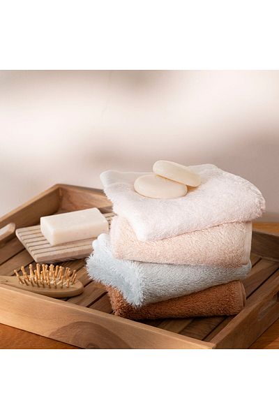 Chakra Solid Hand Towel 33x33 Cm White