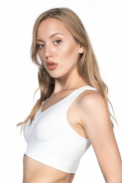 Emay White Mi 4001 Soft Sports Bustier