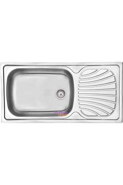TRAMONTINA Since 1911, Made In Brazil - Ssteel Sink 100x50 1hb No Hole