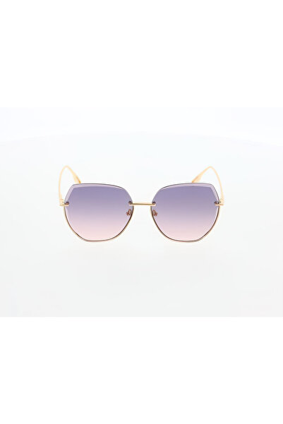 Osse Kadın Güneş Gözlükleri Renkli Cam Gold Çerçeve  Cat Eye