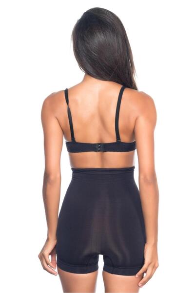 Emay Black Mi 7027 Low Waist Boxer Corset