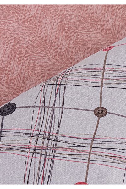 Evim Soren Single Pique Set - 160X230 cm Harmony Gray & Pink
