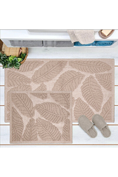 Evidea Мек комплект от 2 броя банички - бежов - 60x100 cm + 50x60 cm