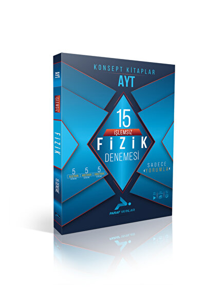 paraf yayınları Paraf Yayınları, AYT İşlemsiz Fizik 15 Branş Denemesi
