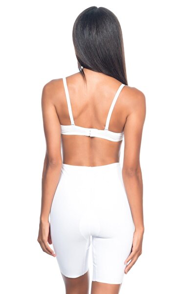 Emay White Mi 2817 High Waist Laser Corset with Long Legs