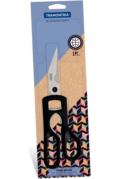 TRAMONTINA Since 1911, Made In Brazil - 9 Household Scissors Supercort