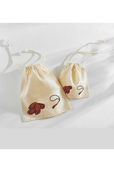 bezçantadünyası Ramadan Pouch - Special Design Βαμβακερή Τσάντα 1 Τεμάχιο (ΔΩΡΟ & ΟΡΓΑΝΙΣΜΟΣ)