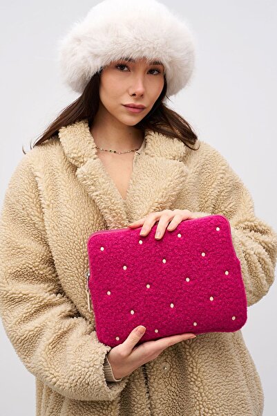 MORCA Polka Dot Tablet Case 10” & 11” Inch Compatible Fuchsia